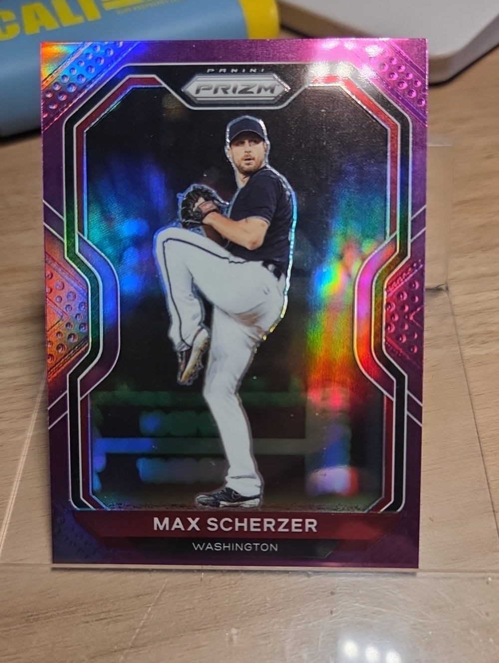 2021 Panini Prizm Purple Max Scherzer